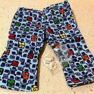 American Girl of Today PC Doll 60s Hippie Costume Vtg 1998 Pants/Daisies Only
